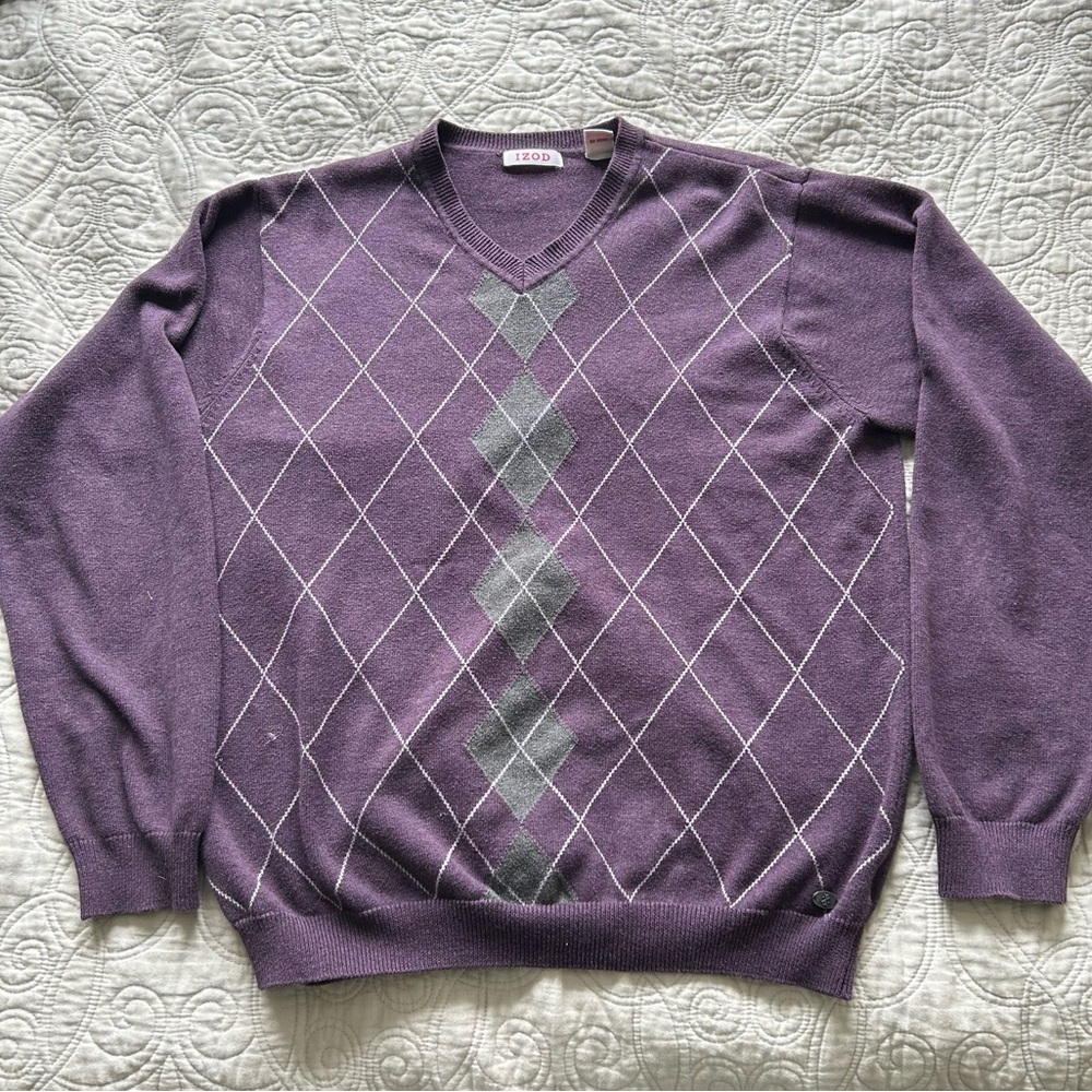 Vintage Izod Argyle Sweater